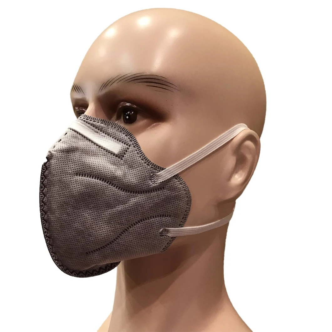 Active Carbon Fold Flat &quot;C&quot; Type Dust Mask Particulate Filtering Half Face Mask Dust Mask Respirator/Disposable Mask