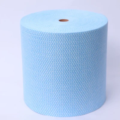 Spunlace Woodpulp and Polyester Nonwoven Cleaning Wipes for Industrial and Commercial Usage